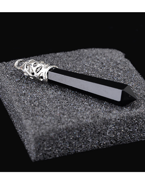 Fashion Black Bullet Shape Decorated Simple Pendant