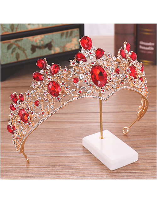 Fashion White+red Hollow Out Design Bridal Hair Accessories