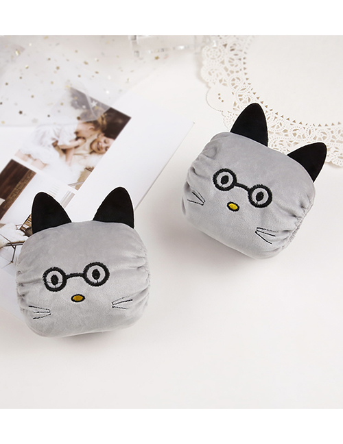 Fashion Gray Cat Shape Decorated Sleeve For Child