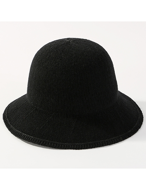 Fashion Black Pure Color Design Leisure Fisherman Hat