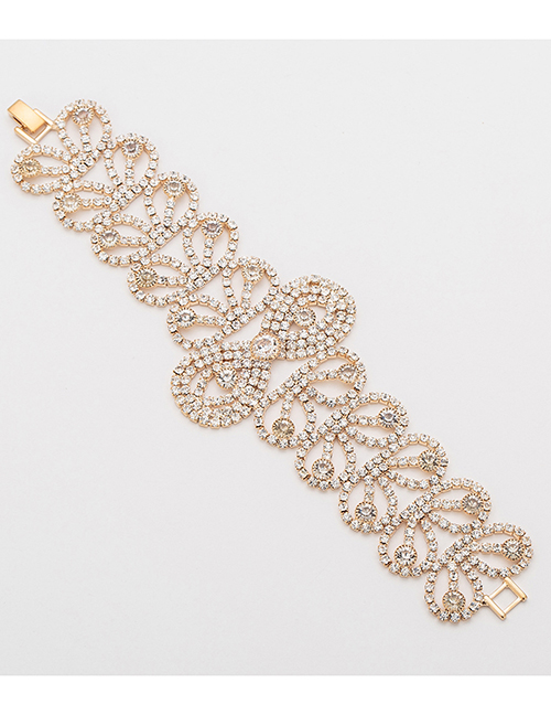 Fashion Gold Color Bowknot Shape Design Hollow Out Bracelet