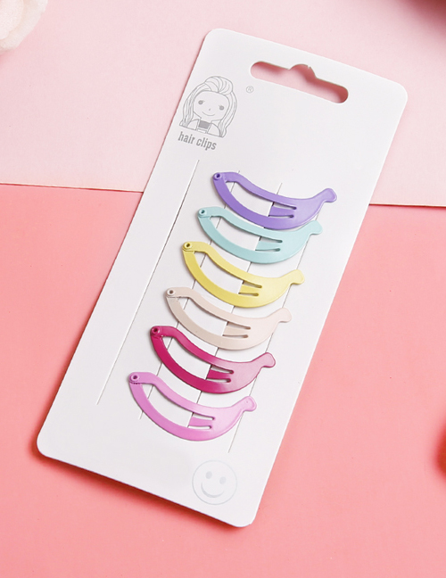 Lovely Muti-color Color Matching Design Child Hairpin(6pcs)