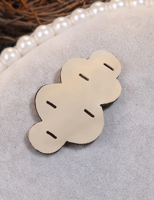 Lovely Khaki Clouds Shape Design Pure Color Hairpin(small)