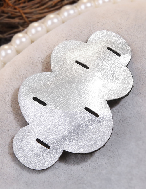 Lovely Silver Color Pure Color Design Clouds Shape Hairpin(large)