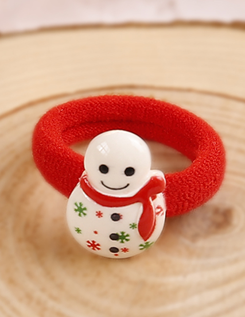 Lovely White Snowman Shape Decorated Hair Band(1pc)