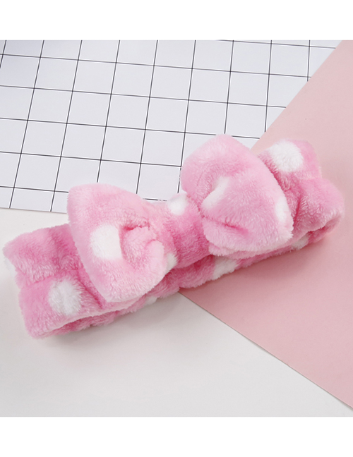 Fashion Pink Bowknot Shape Decorated Hairband