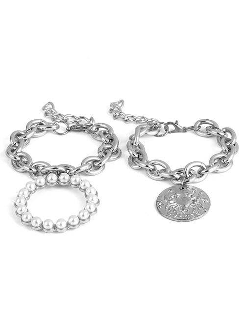 Fashion Silver Color Crab Pattern Decorated Bracelet