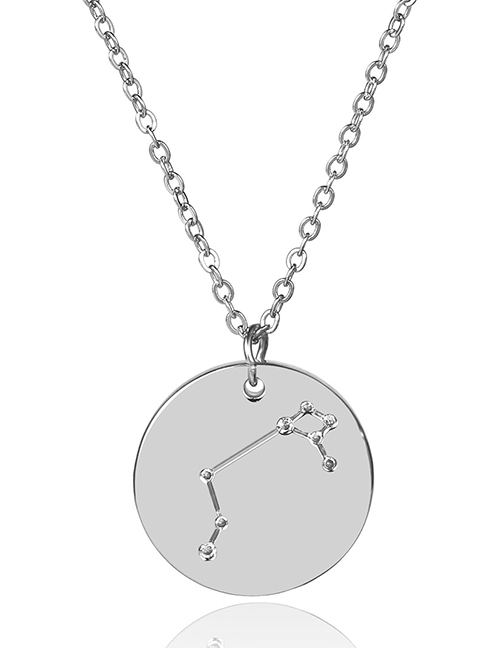 Fashion Silver Color Aries Shape Decorated Necklace