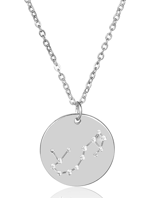 Fashion Silver Color Scorpio Shape Decorated Necklace