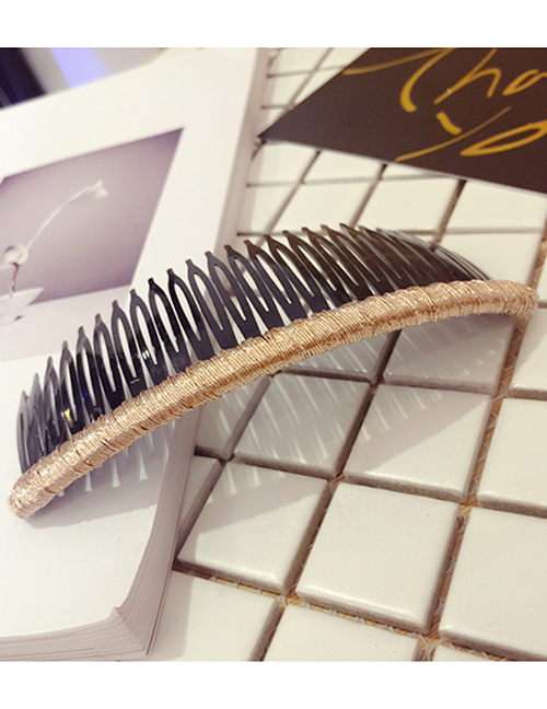 Elegant Bronze Gear Shape Design Simple Hair Comb