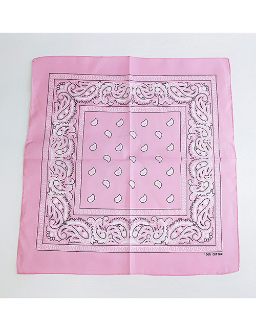 Fashion Pink Cashew Pattern Decorated Small Scarf