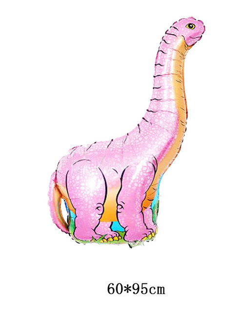 Fashion Pink Dinosaur Shape Decorated Balloon