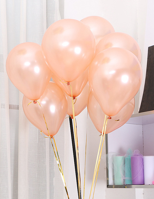 Fashion Rose Gold Pure Color Decorated Balloon(100pcs)