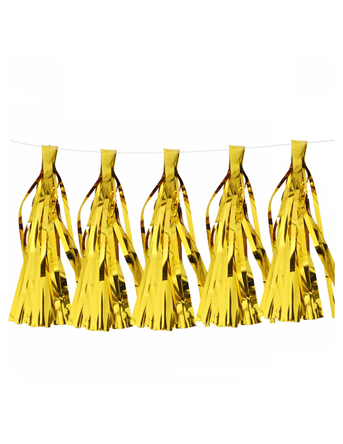Fashion Gold Color Pure Color Design Tassel Wedding Supplies