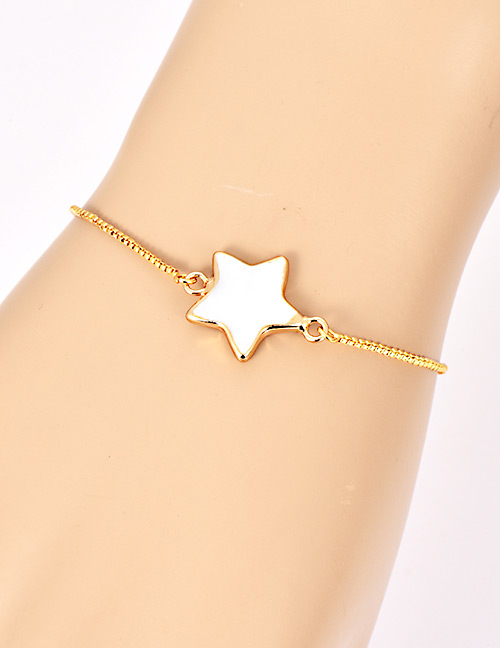 Fashion Gold Color Star Shape Decorated Bracelet