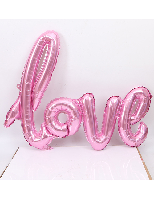 Fashion Pink Love Shape Design Balloon
