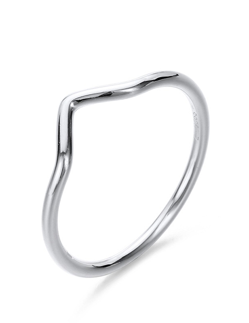 Fashion Silver Geometric  Silver Ring