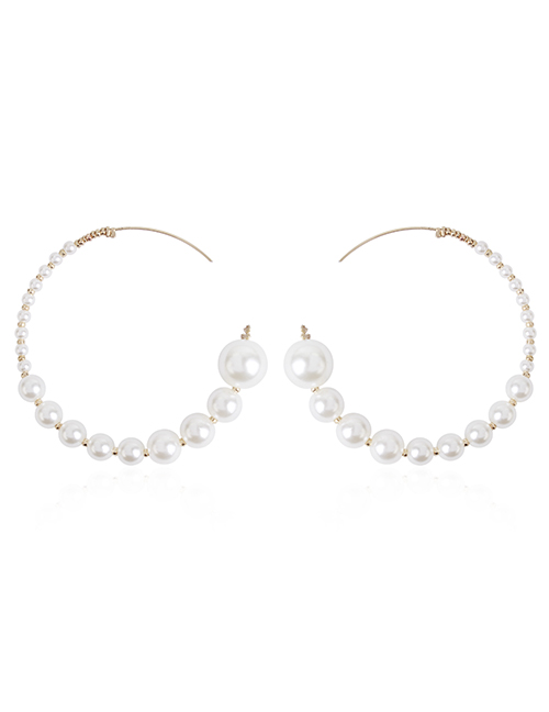 Fashion Ring Alloy Ring Pearl Earrings