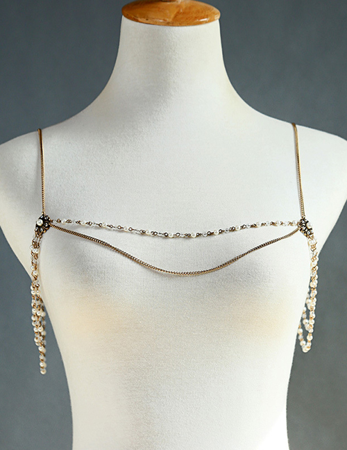 Fashion Gold Diamond-studded Shoulder Chain