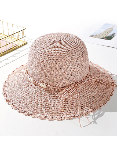 Fashion Pink Wearing A Sun Hat