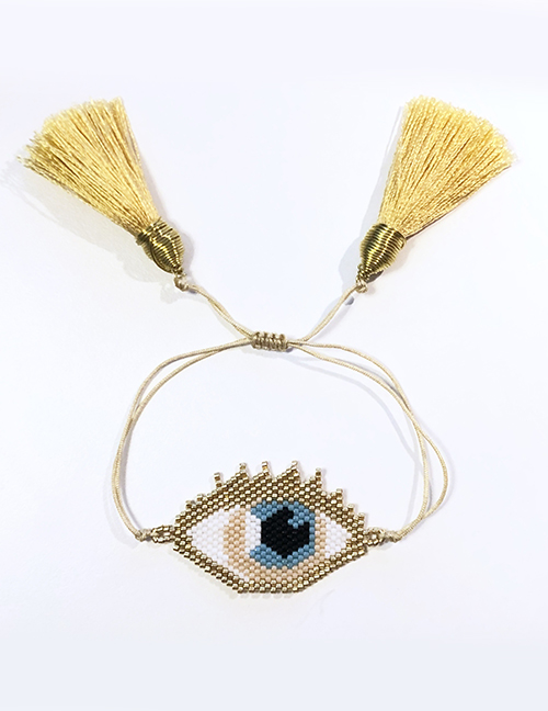 Fashion Gold Devil's Eye Set Bracelet