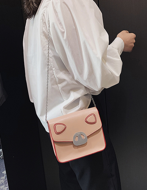 Fashion Pink Piglet Crossbody Shoulder Bag