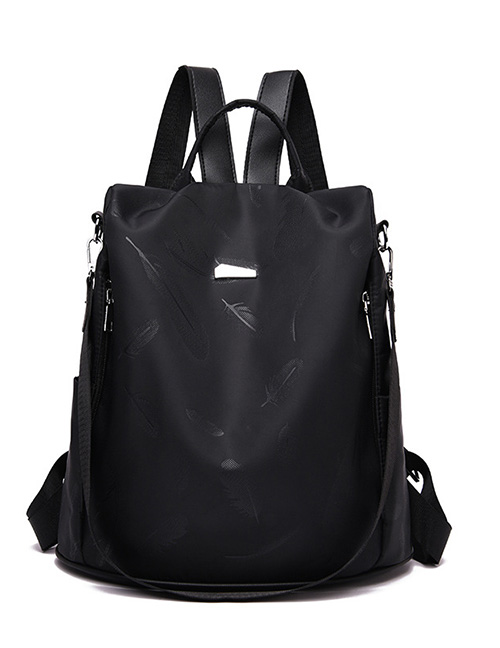 Fashion Black 1 Oxford Cloth Backpack