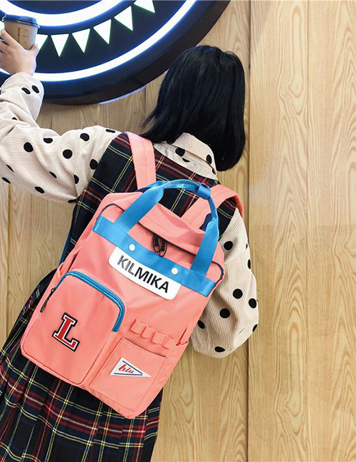 Fashion Pink Portable Multi-purpose Backpack