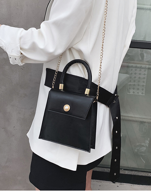 Fashion Black Shoulder Messenger Bag