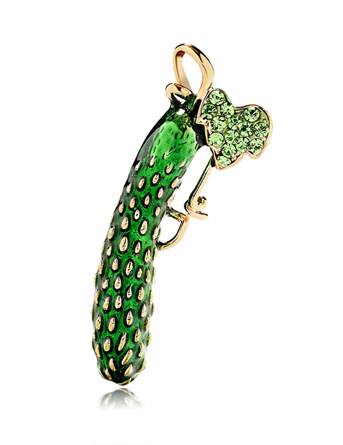 Fashion Color Alloy Drop Oil And Diamond Peacock Brooch