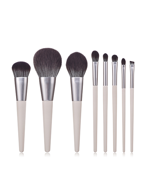 Fashion Gray 8 - Cone - Rabbit Ash - Microcrystalline Wire Makeup Brush