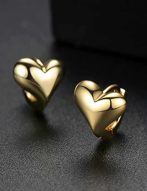 Fashion Gold Heart Earrings