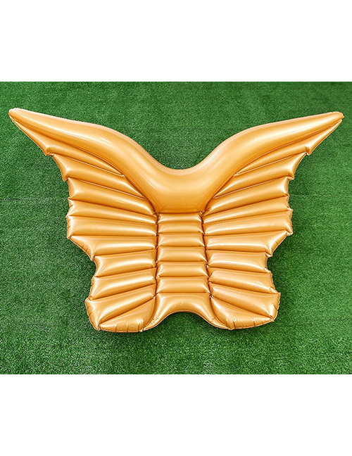 Fashion Golden Wings Floating Row Inflatable Floating Row Mount Swimming Ring