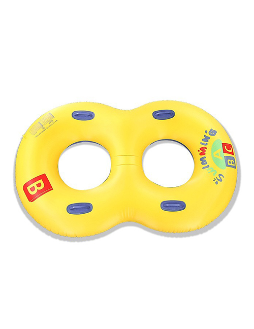 Fashion Abc Eight-word Swimming Ring Thickening Thick Inflatable Squawk Swimming Ring