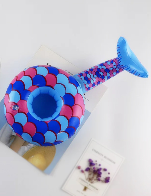 Fashion Mermaid Cup Holder Inflatable Water Coaster