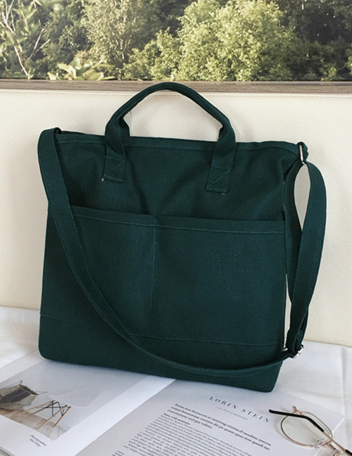 Fashion Dark Green Shoulder Diagonal Shoulder Bag