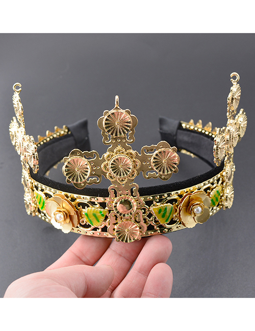 Fashion Gold Full Diamond Gem Headband