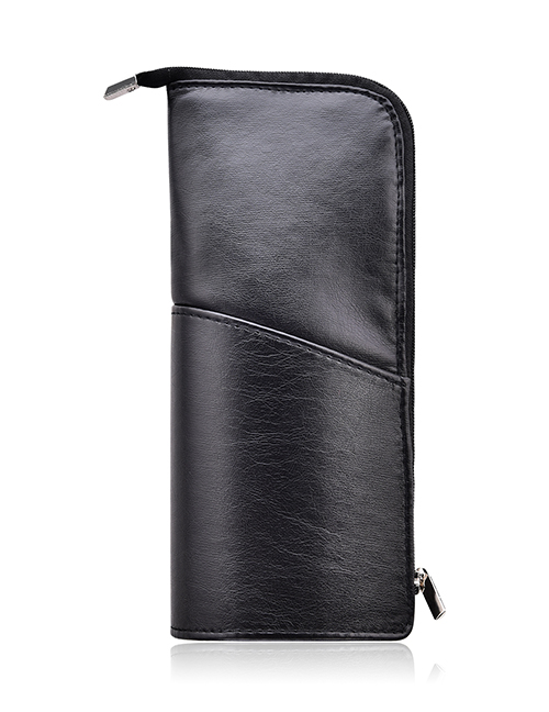 Fashion Black Erect Cosmetic Bag