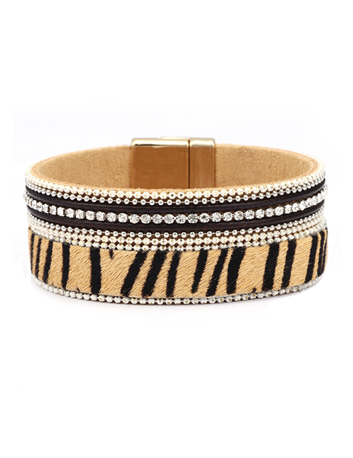Fashion Tiger Pattern Horsehair Bracelet