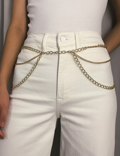 Fashion Gold Tassel Chain Waist Chain