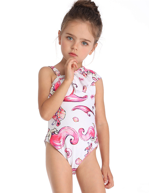 Fashion Children's Swimsuit Mermaid Siamese Parent-child Swimsuit