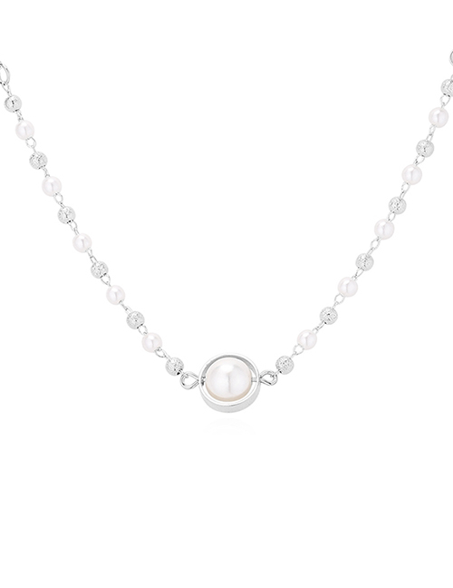 Fashion Platinum Plated Gold Necklace - Starry Little