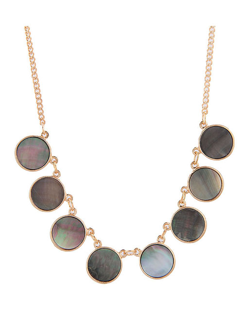 Fashion Gold Metal Shell Necklace