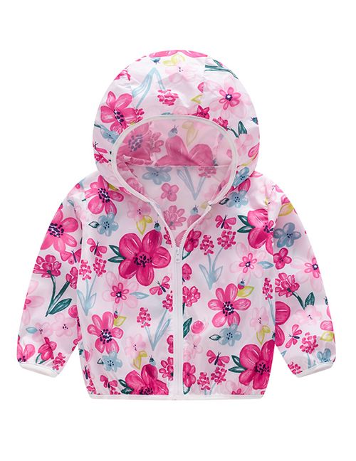Fashion White Hooded Children's Sun Protection Clothing