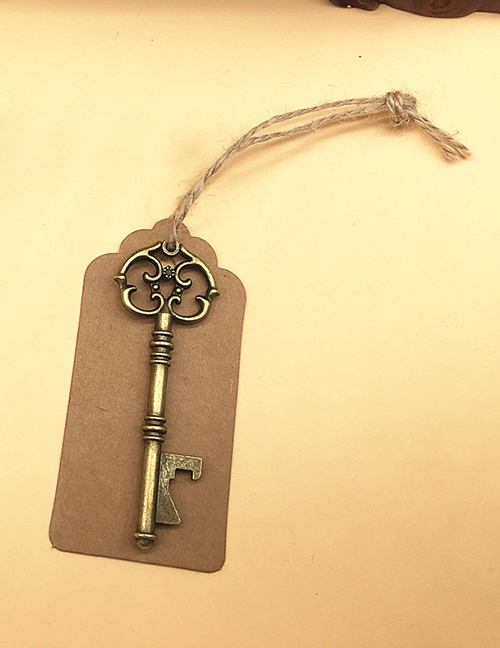 Fashion A Ancient Bronze Antique Keychain Bottle Opener