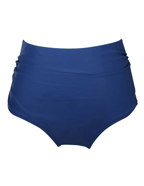 Fashion Blue Pants Ruffled Children's Swimsuit