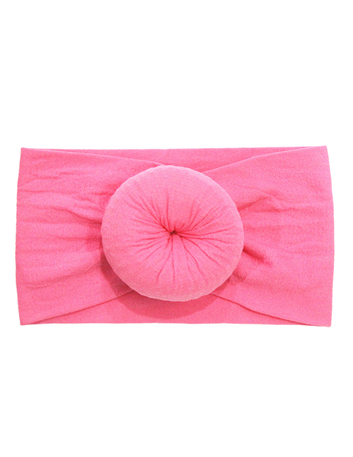 Fashion Rose Red Ball Nylon Stockings Baby Wide Hair Band