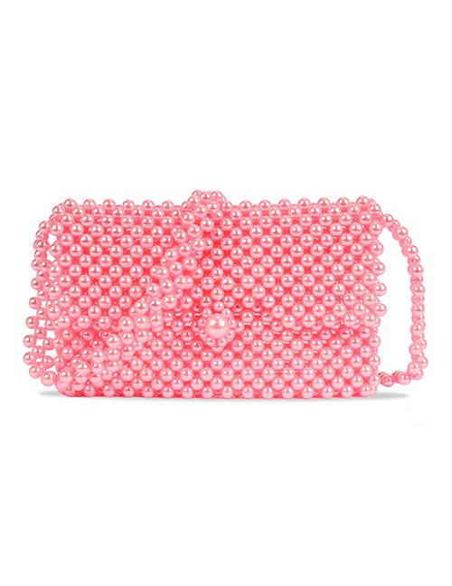 Fashion Pink Horizontal Lipstick Bag