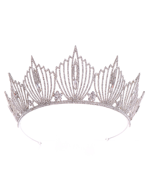 Fashion Silver Crystal Crown
