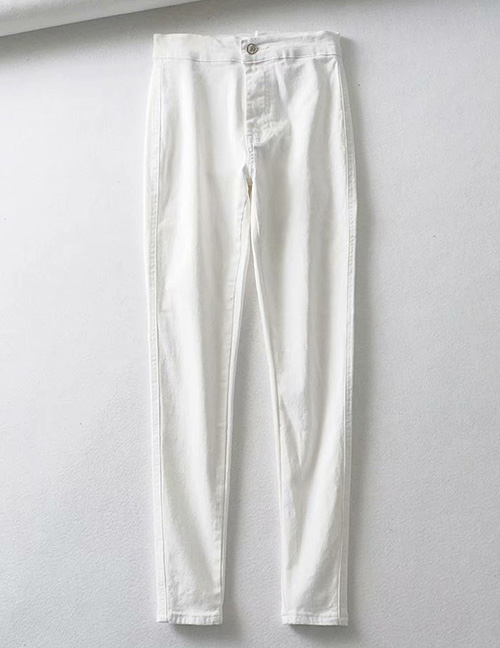 Fashion White Washed Jeans